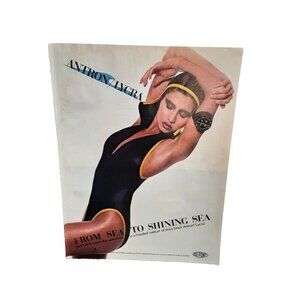 1985 Jantzen Hooded Wetsuit Sexy Woman Dupont Original Print Ad vintage 80s